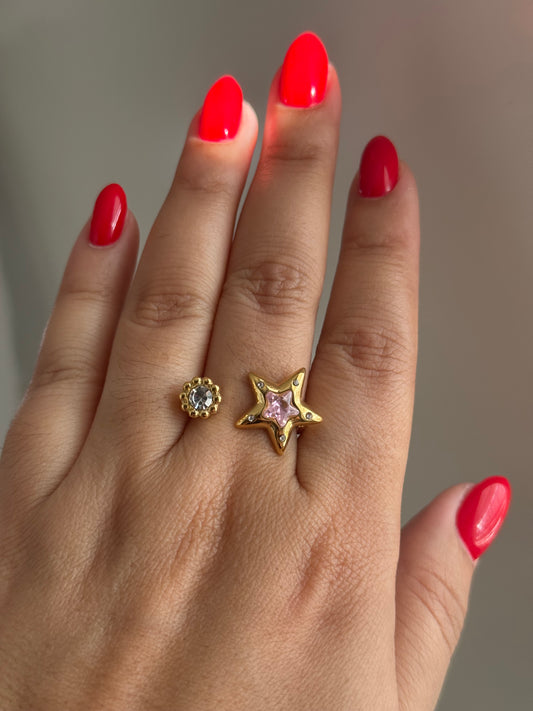 Pink Glow Ring