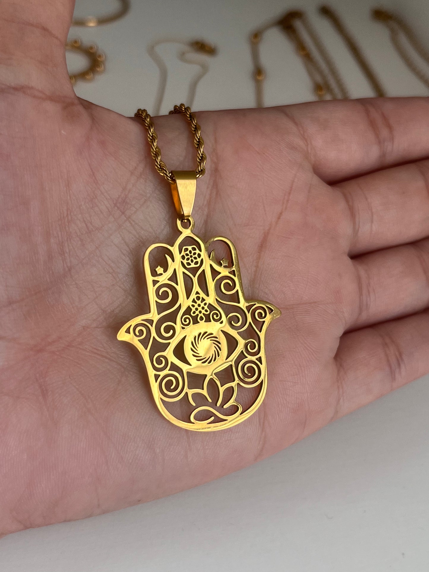 The Fatima of Hand Necklace